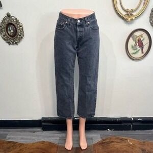 Levi's 501 '90s Jeans in Washed Black - Size W24 L27